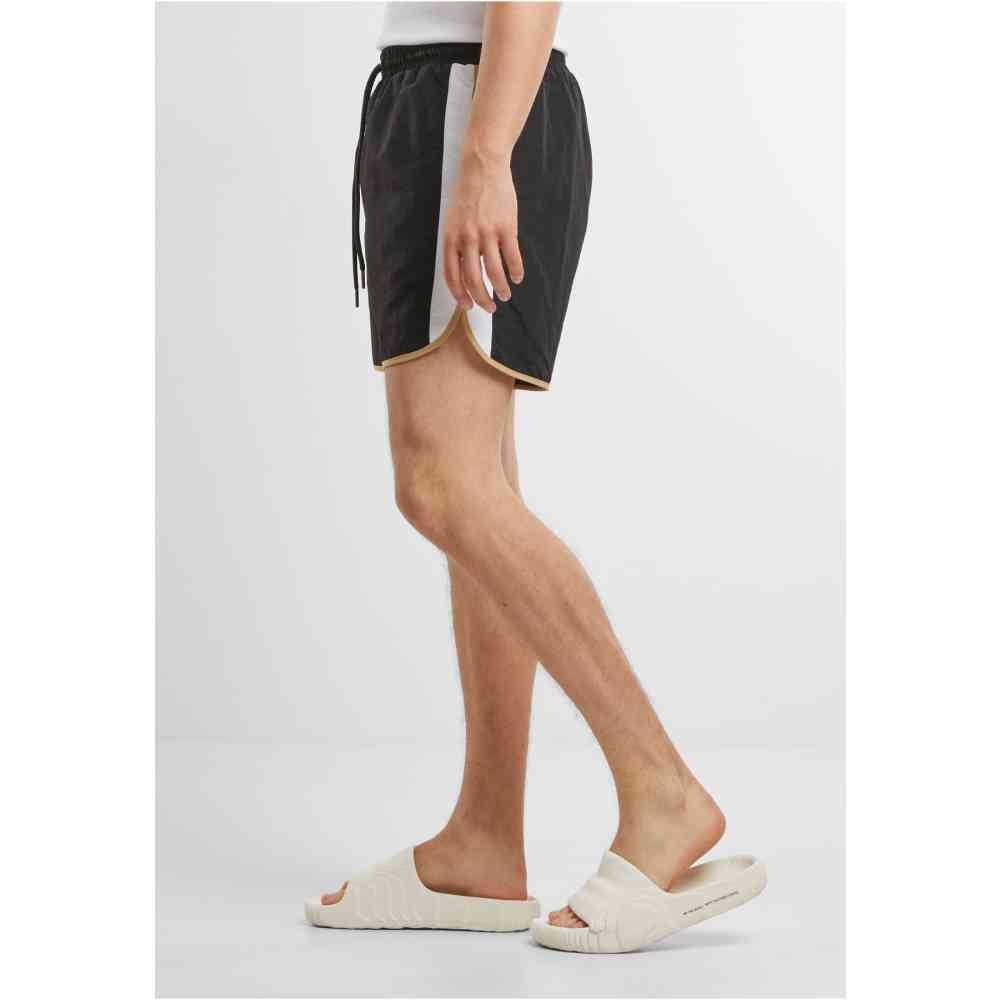 Urban Classics - Retro Look Swim shorts - Black